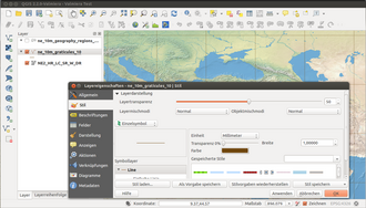 Arbeiten mit QGIS